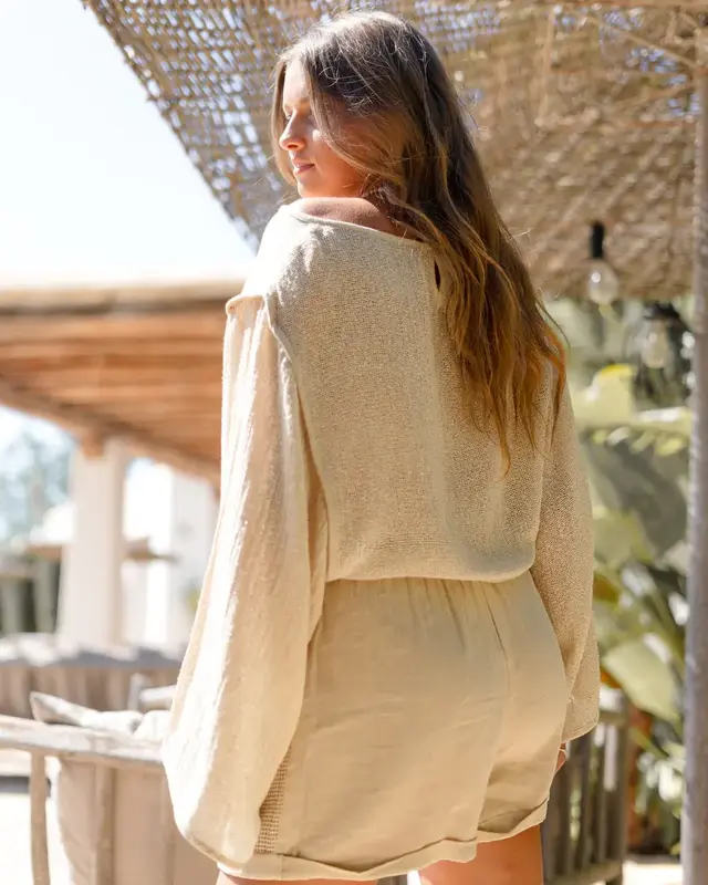 Ibzmode Short Cami Dio Beige