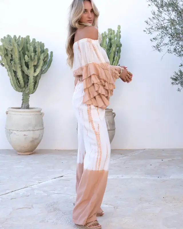 Ibzmode Pantalon Esma Navira Powder Tie Dye