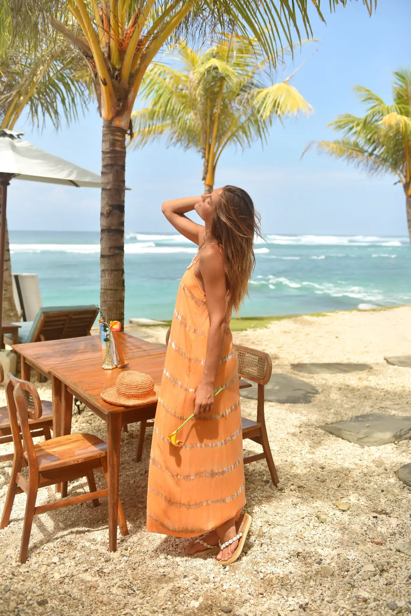 Hot Lava Jurk Anna Gold Coast Orange