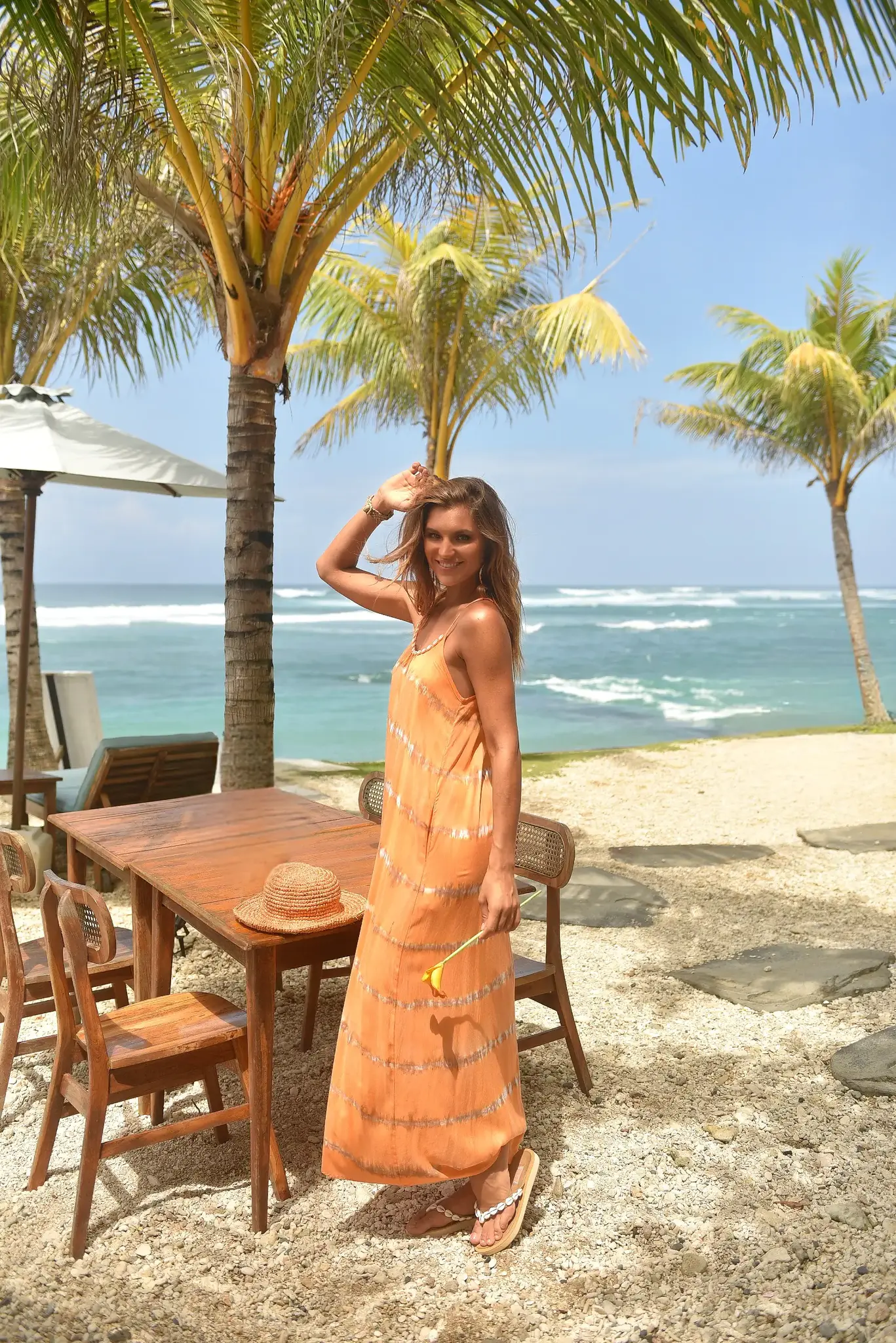 Hot Lava Jurk Anna Gold Coast Orange