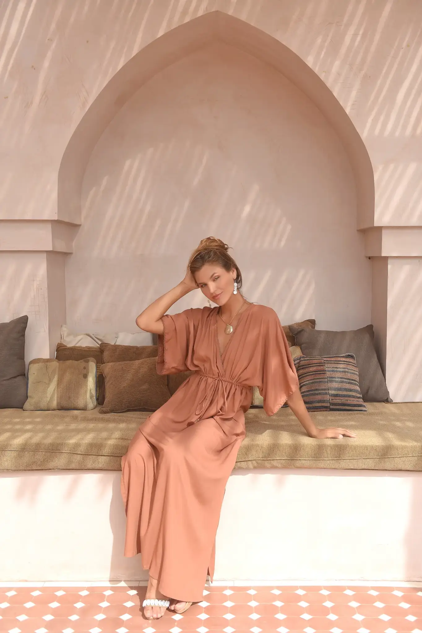 Hot Lava Jurk Cate Babiche Brown