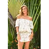 Top Joya V-Neck Tropicana Pebble