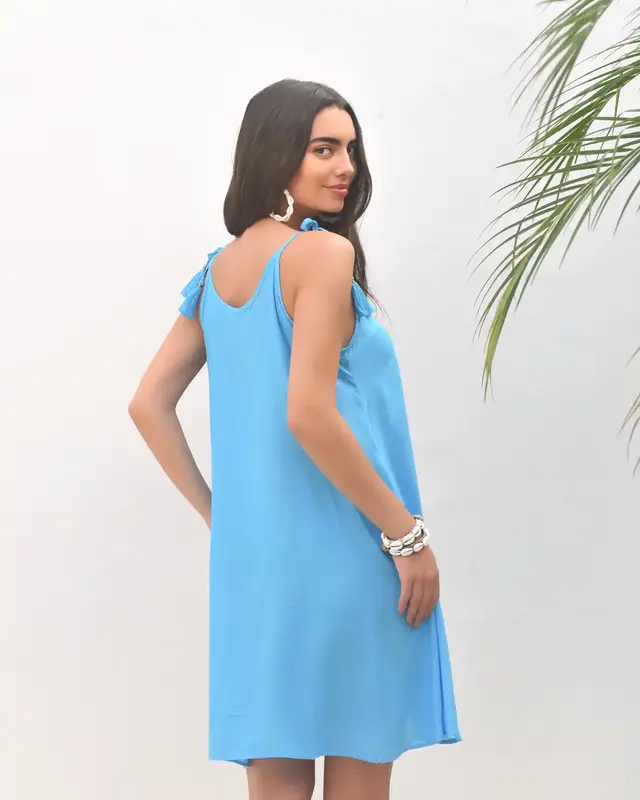 Hot Lava Jurk Pippa Sky Blue
