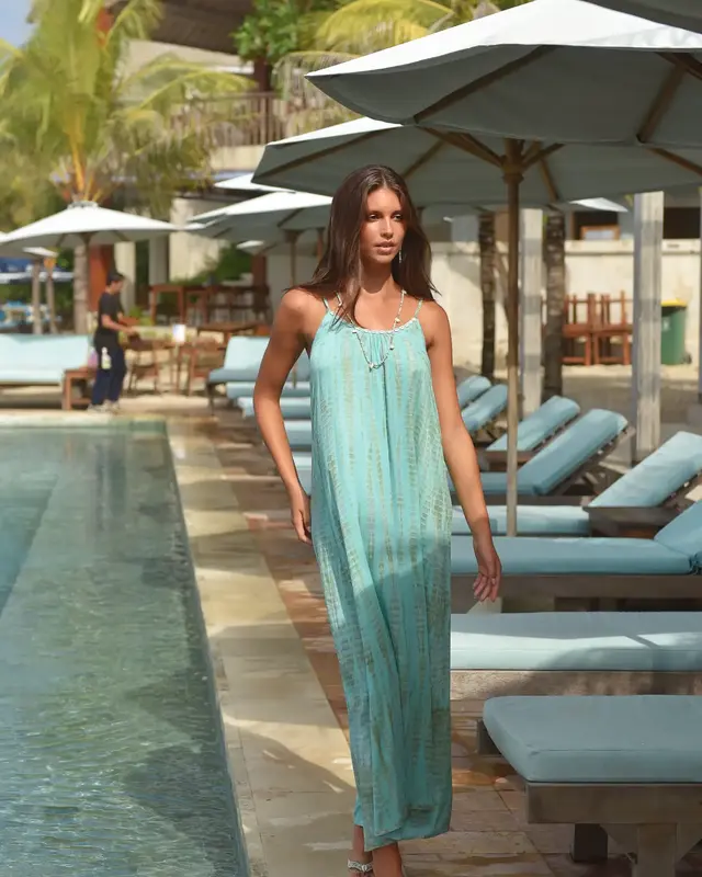 Hot Lava Jurk Anna Moonstone Azure