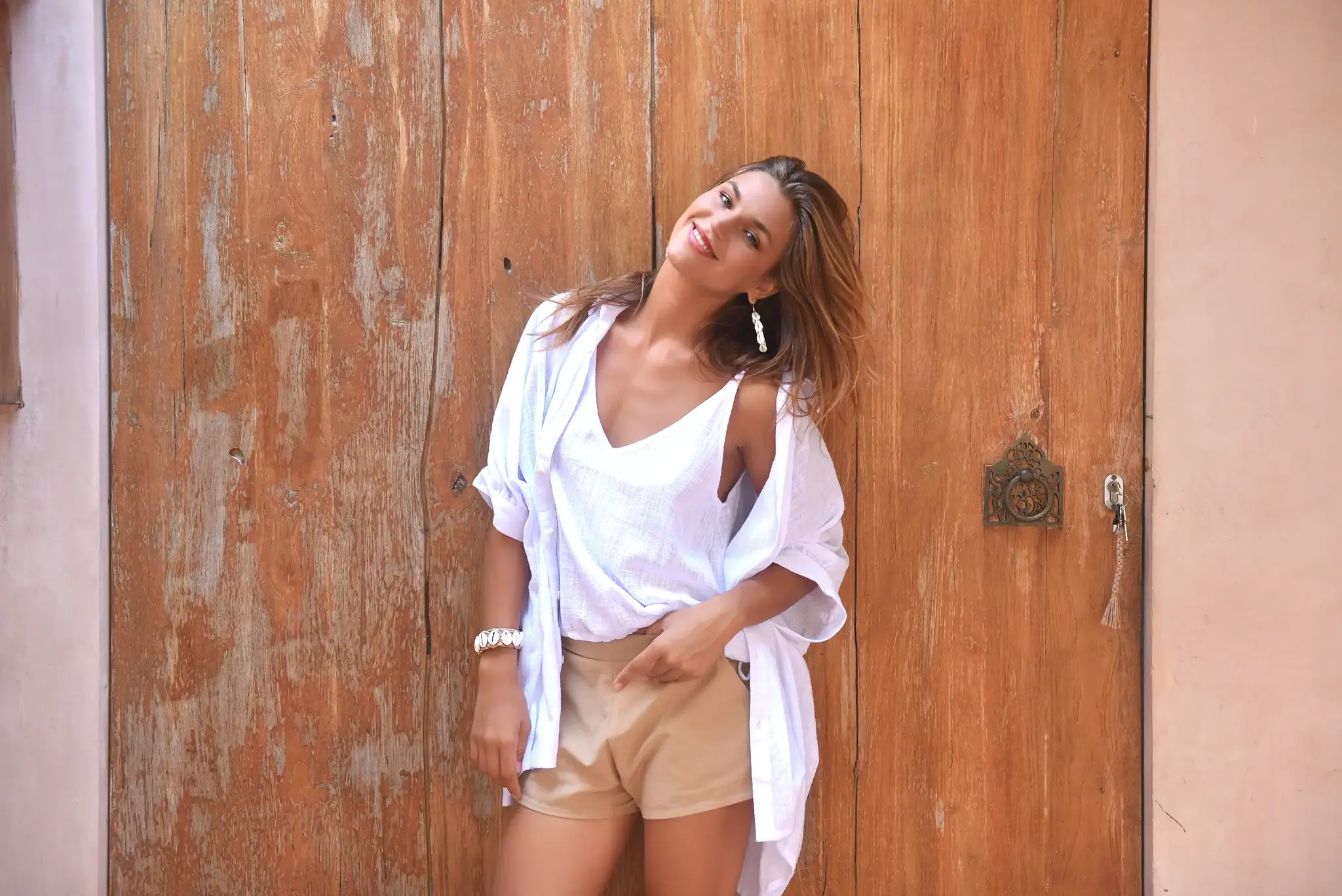 Hot Lava Blouse Blossom White