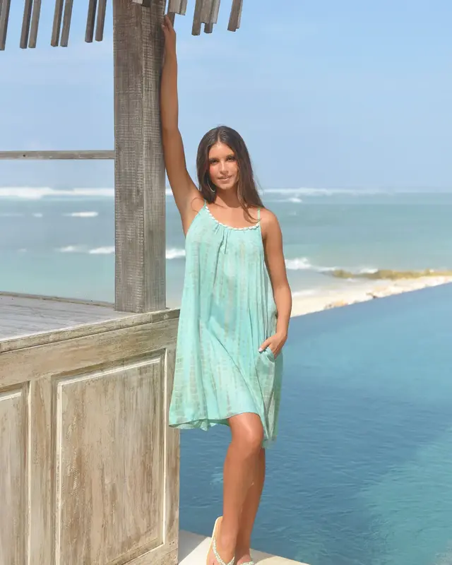 Hot Lava Korte Jurk Anna Moonstone Azure