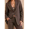 Maeve Blazer Dark Brown