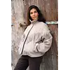 Lizzy Fringe Jacket Taupe