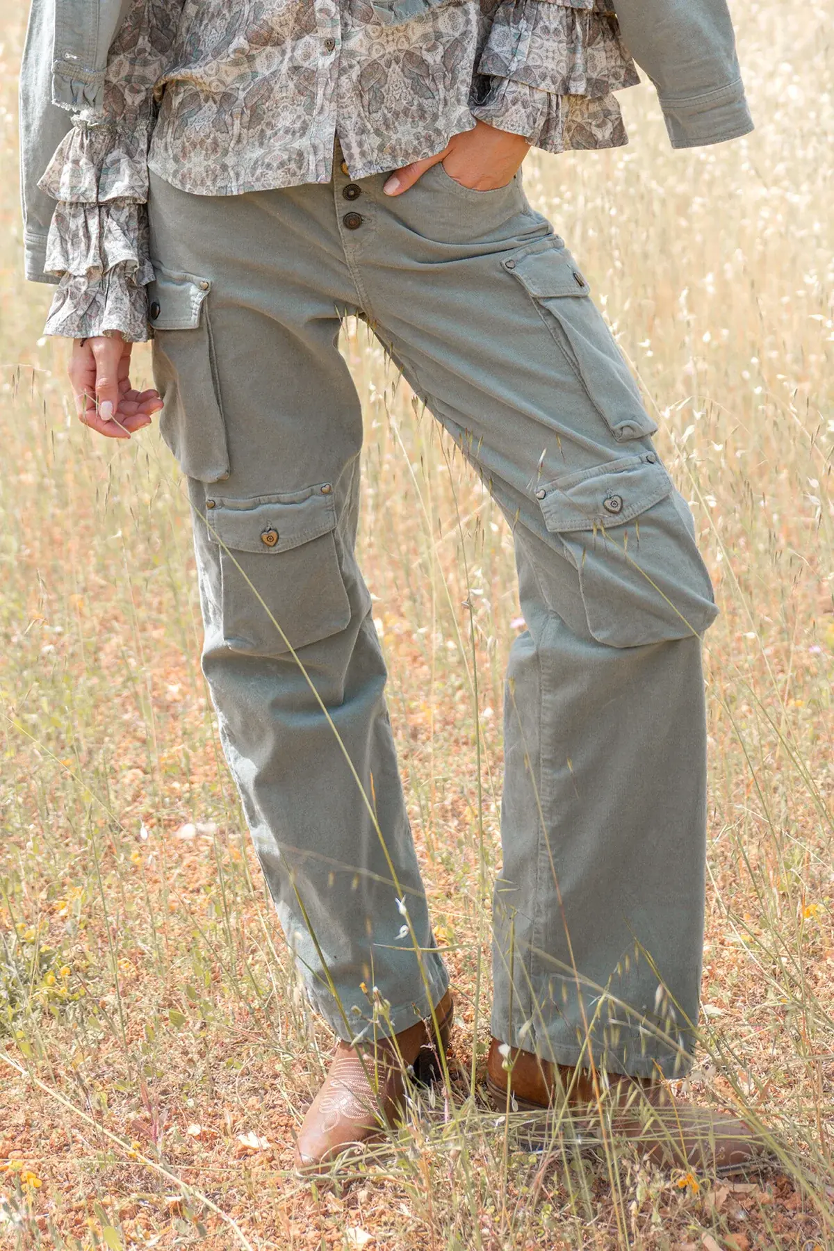 Isla Ibiza Bonita Worker Pants Daniela Army