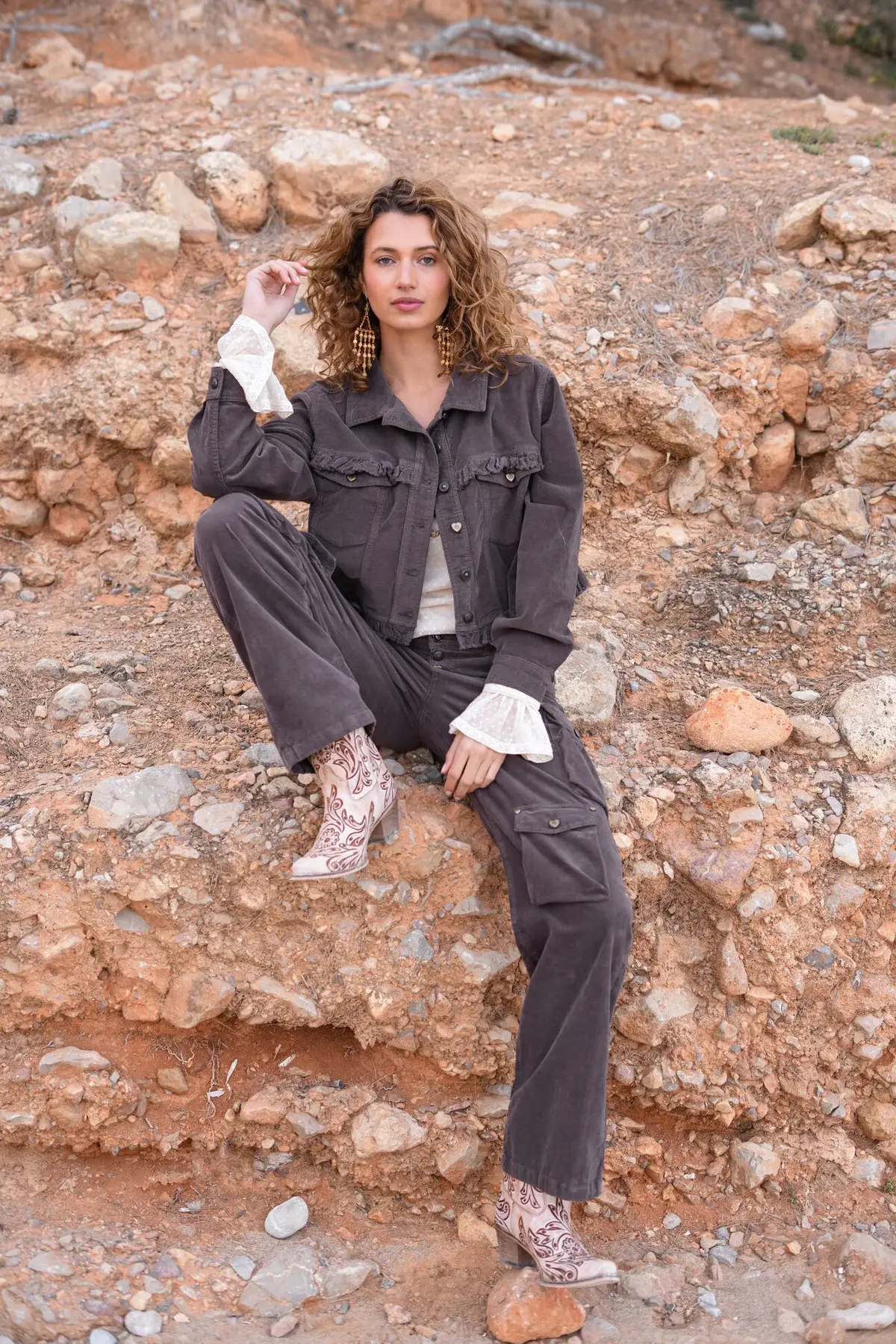 Isla Ibiza Bonita Worker Pants Daniela Brown