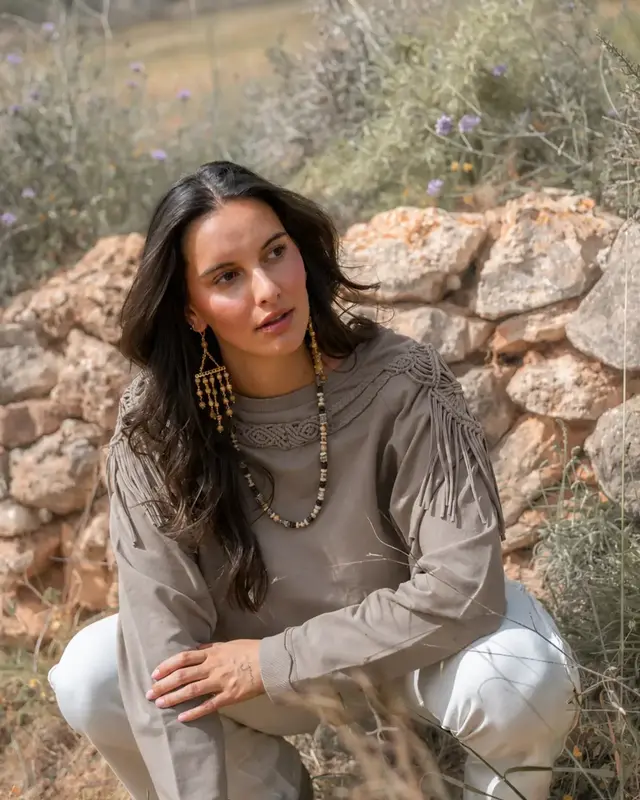 Isla Ibiza Bonita Sweater Frida Taupe