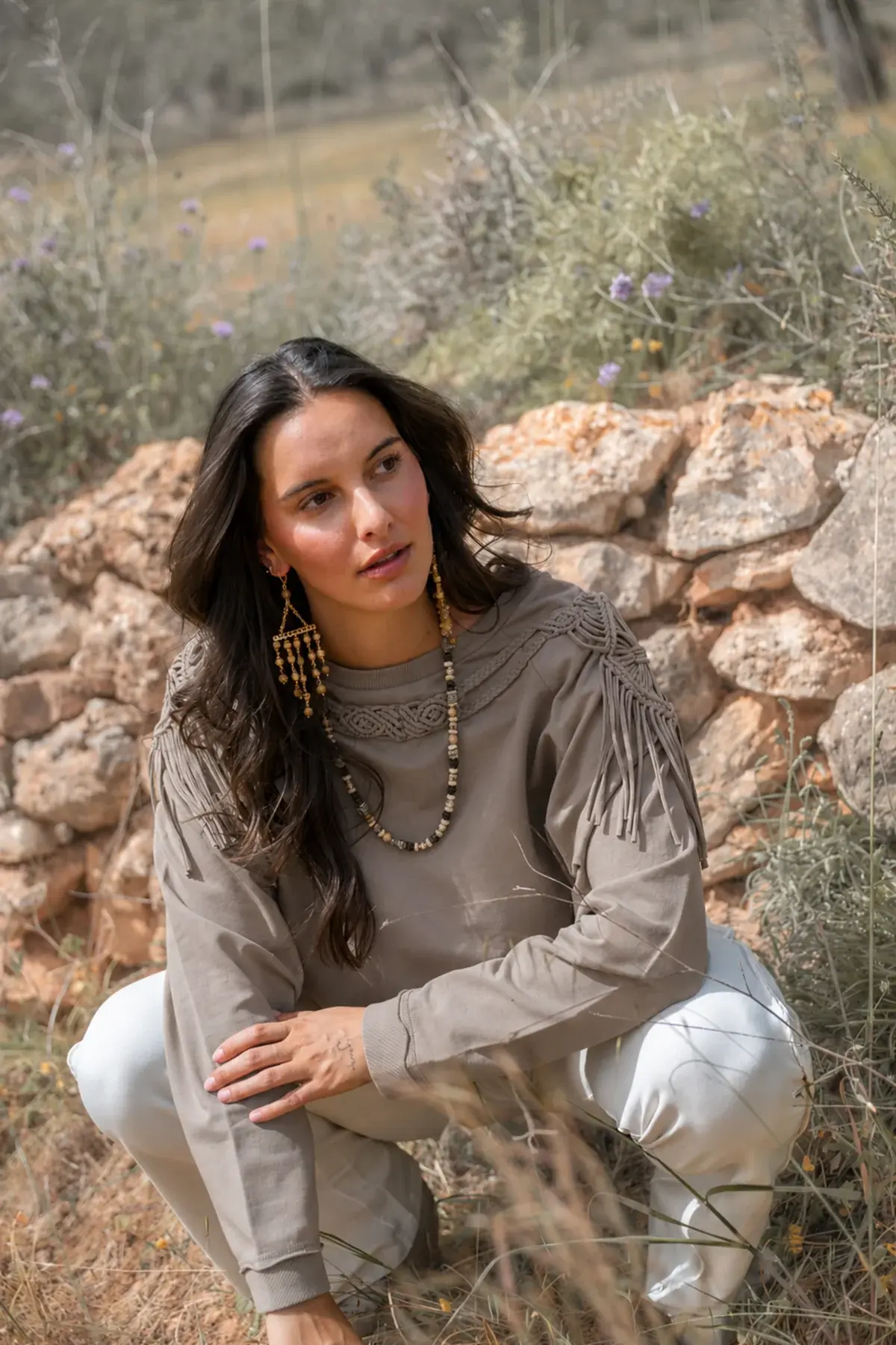 Isla Ibiza Bonita Sweater Frida Taupe
