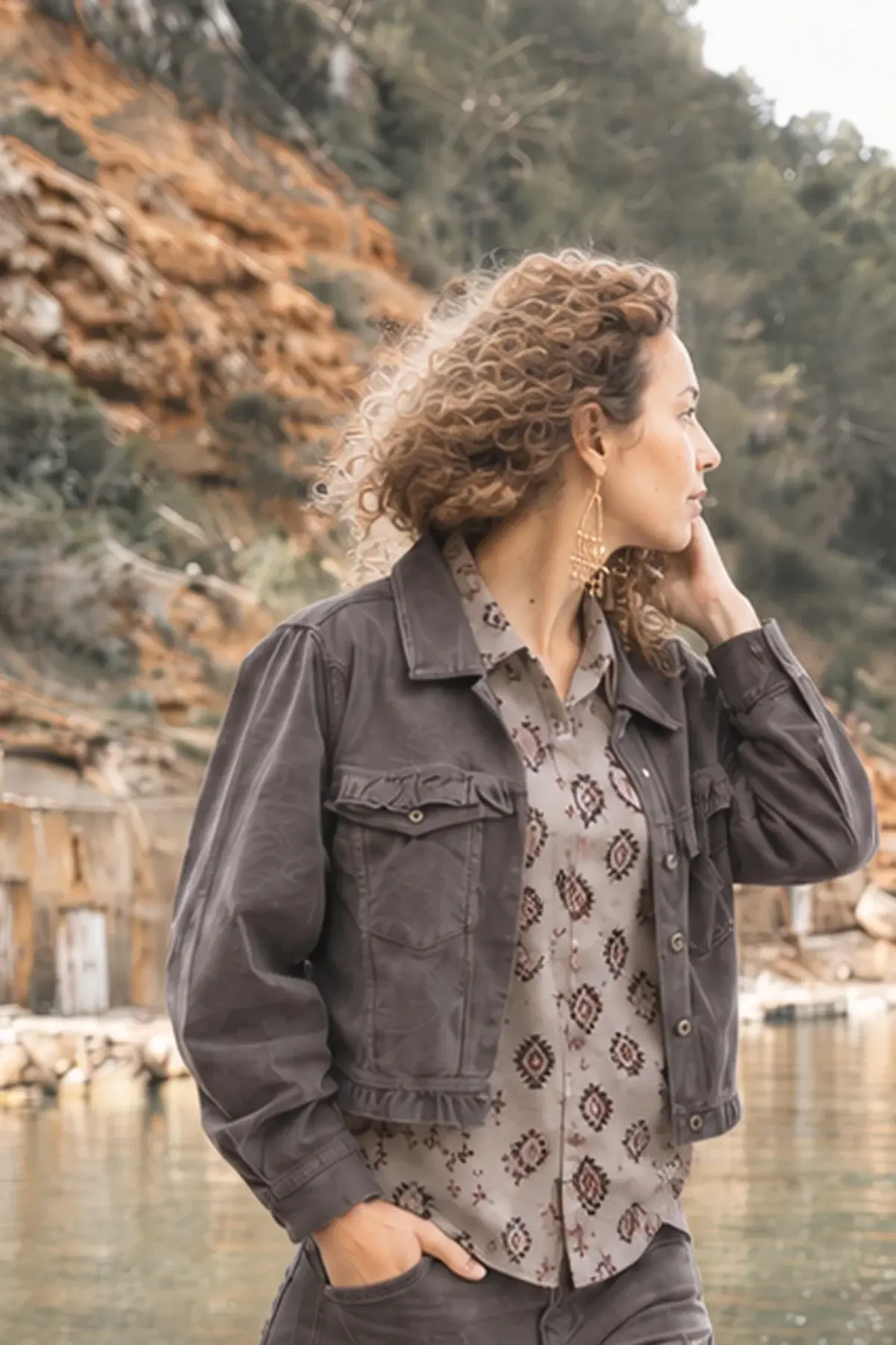 Isla Ibiza Bonita Blouse Almeria Print
