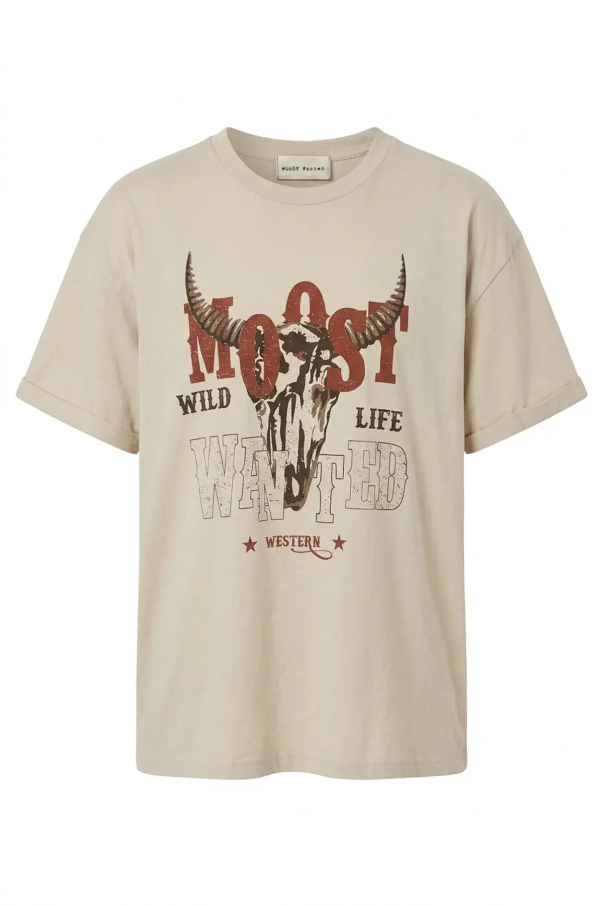 Moost Wanted Serena Artwork T-Shirt Beige