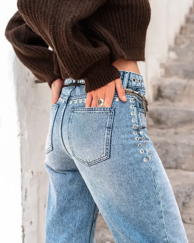 Moost Wanted Janice Denim Jeans Mid Blue