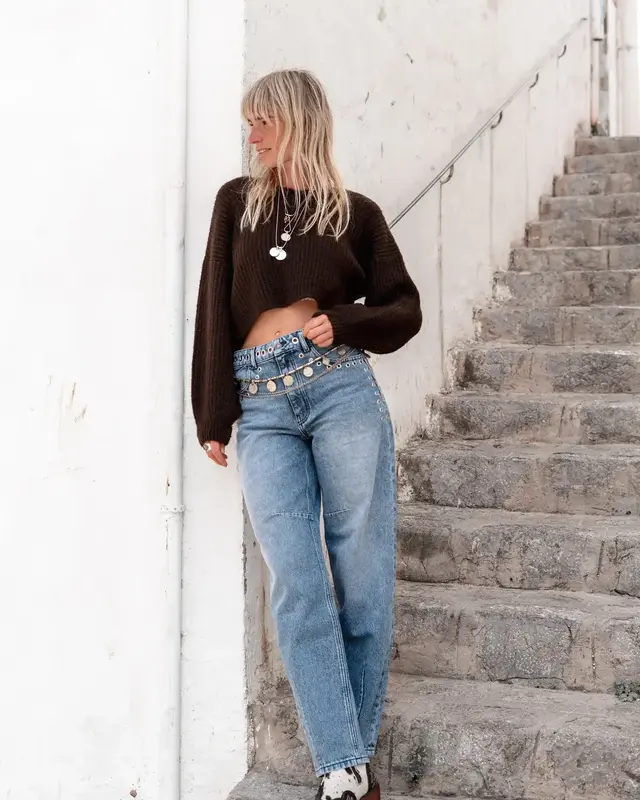 Moost Wanted Janice Denim Jeans Mid Blue