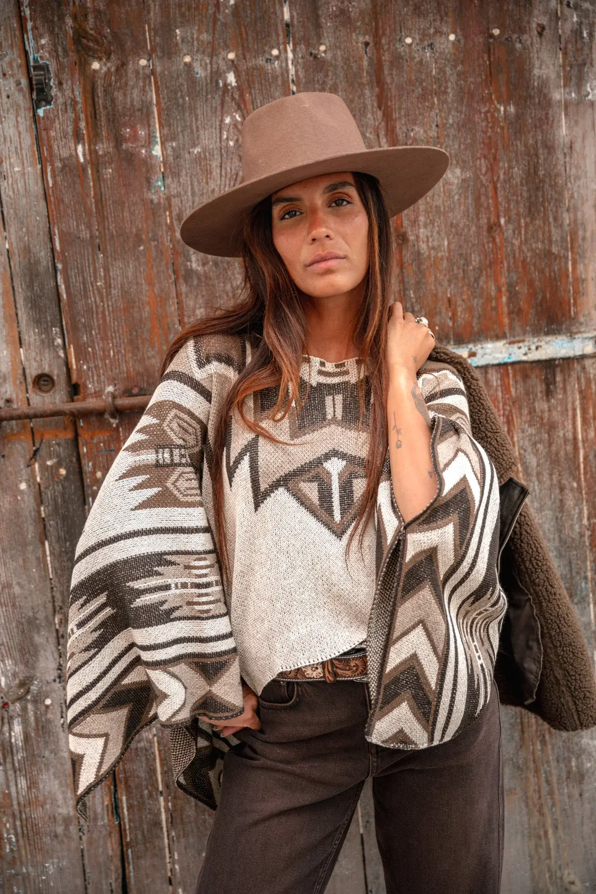 Moost Wanted Lainey Poncho Multi