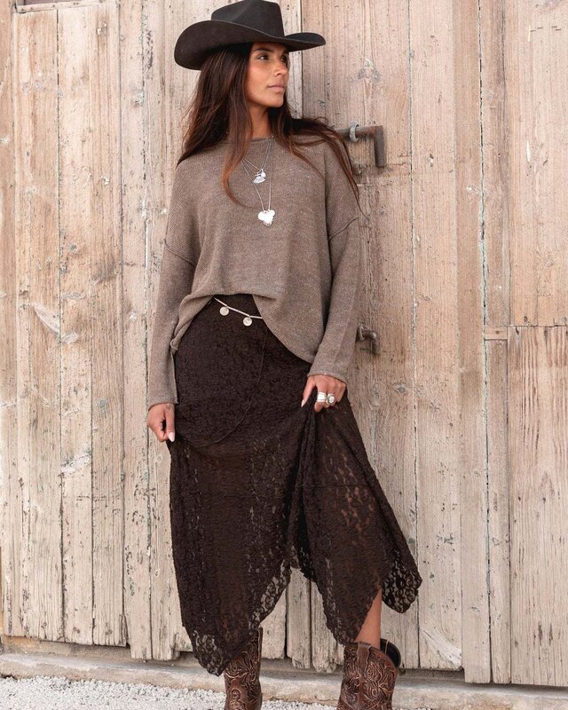 Moost Wanted Fiona Knitted Top Taupe