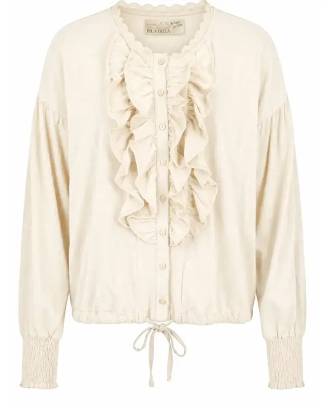 Isla Ibiza Bonita Blouse Concha Cream