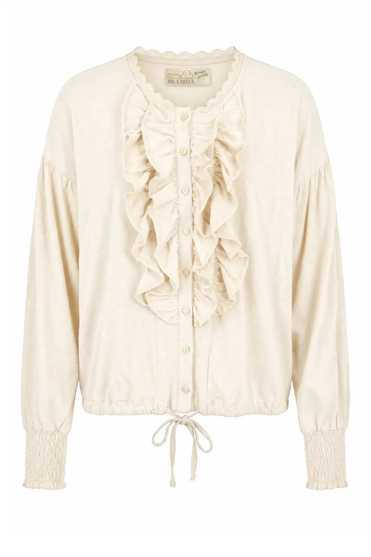 Isla Ibiza Bonita Blouse Concha Cream