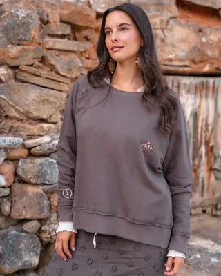 Isla Ibiza Bonita Sweater Magdalena Brown