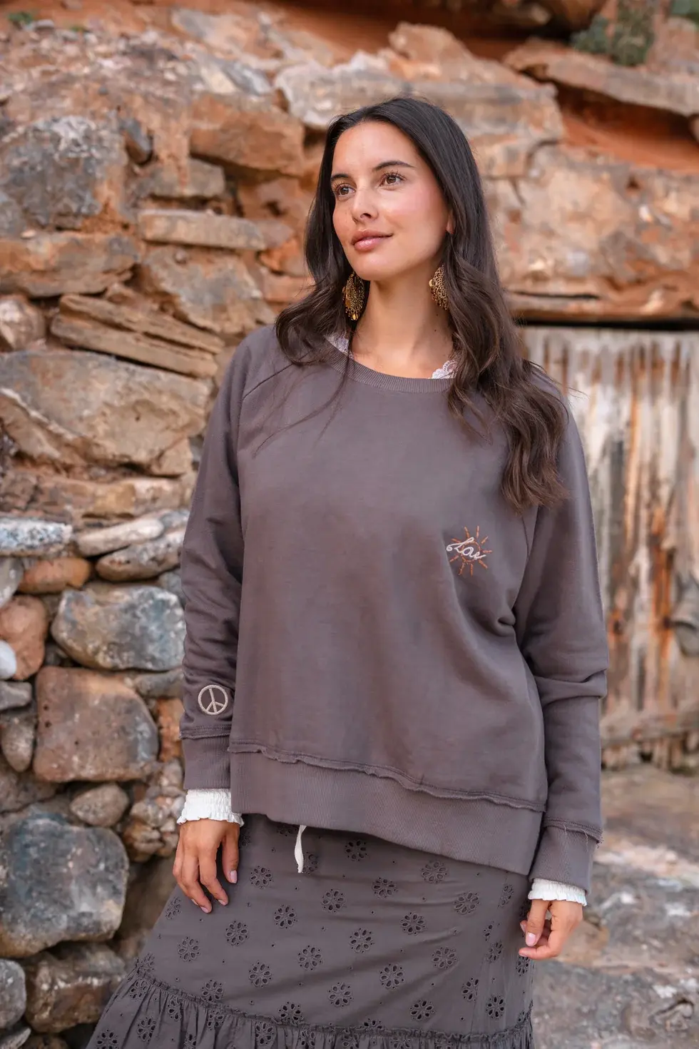 Isla Ibiza Bonita Sweater Magdalena Brown