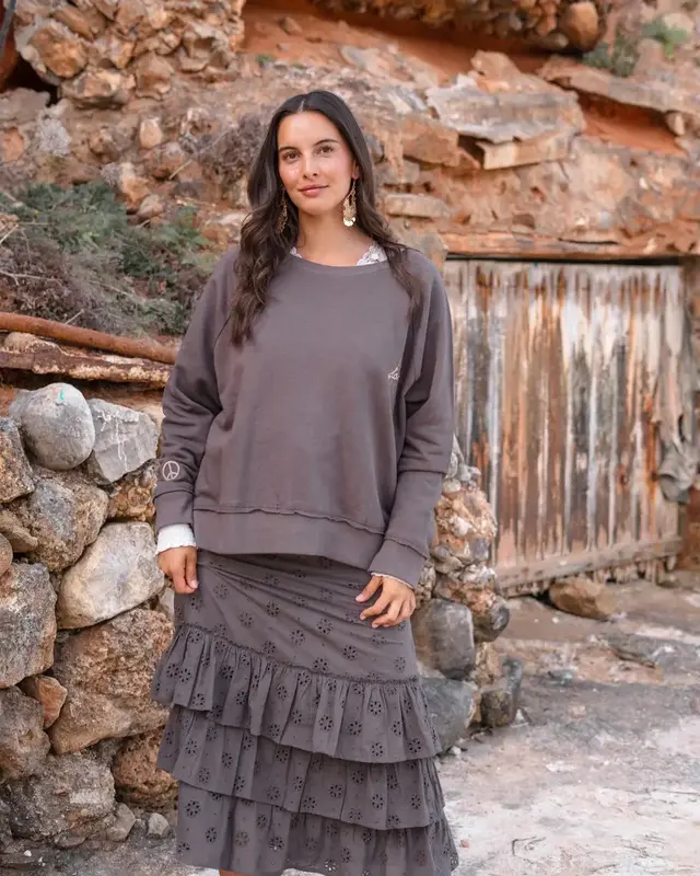 Isla Ibiza Bonita Sweater Magdalena Brown