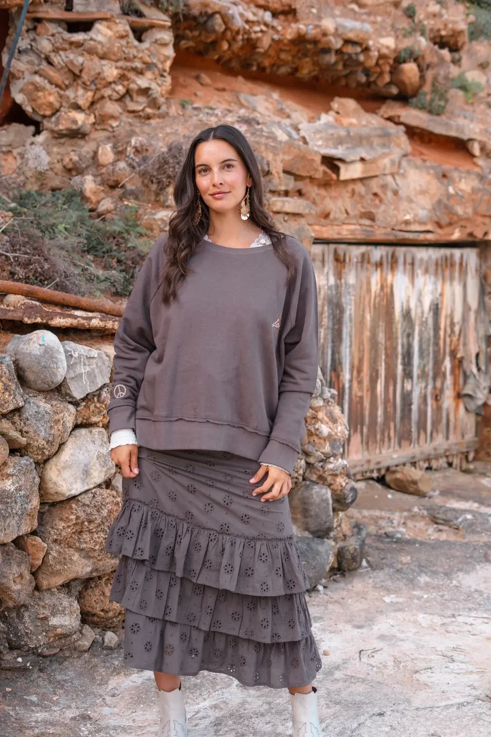 Isla Ibiza Bonita Sweater Magdalena Brown
