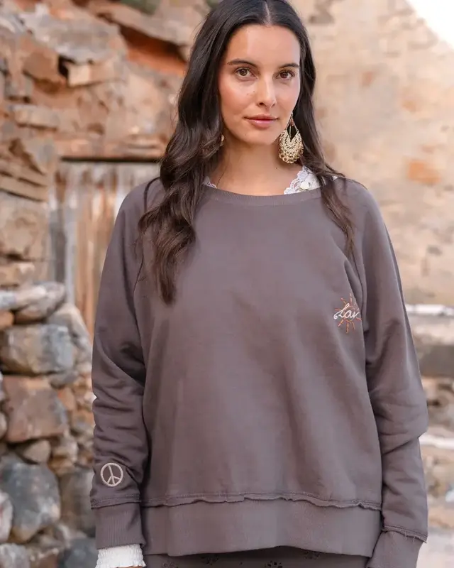 Isla Ibiza Bonita Sweater Magdalena Brown