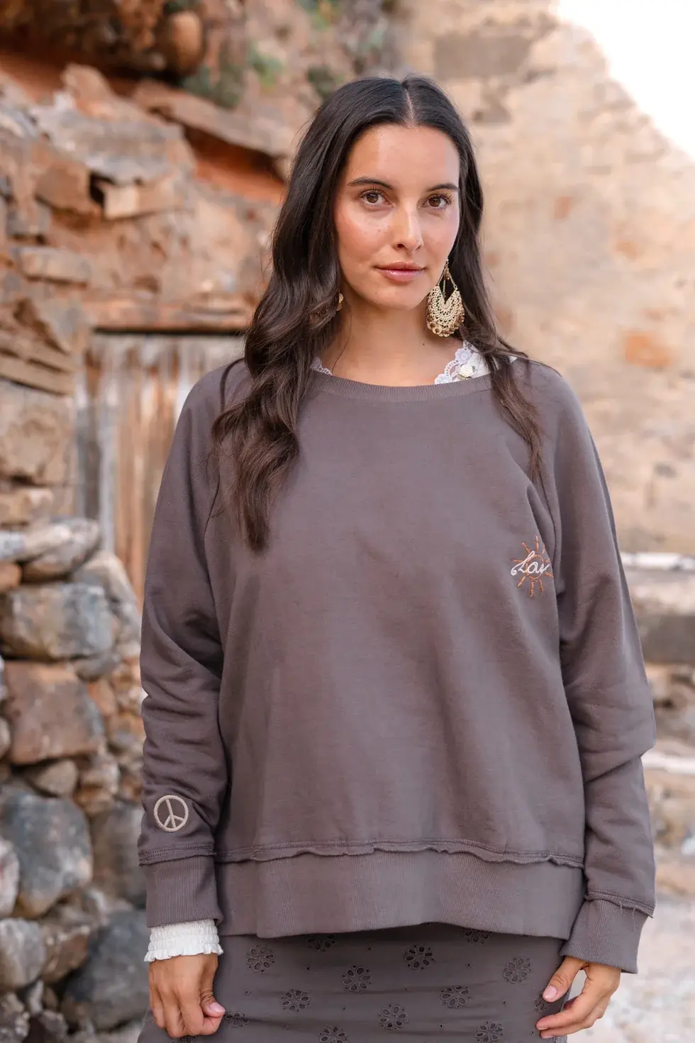 Isla Ibiza Bonita Sweater Magdalena Brown