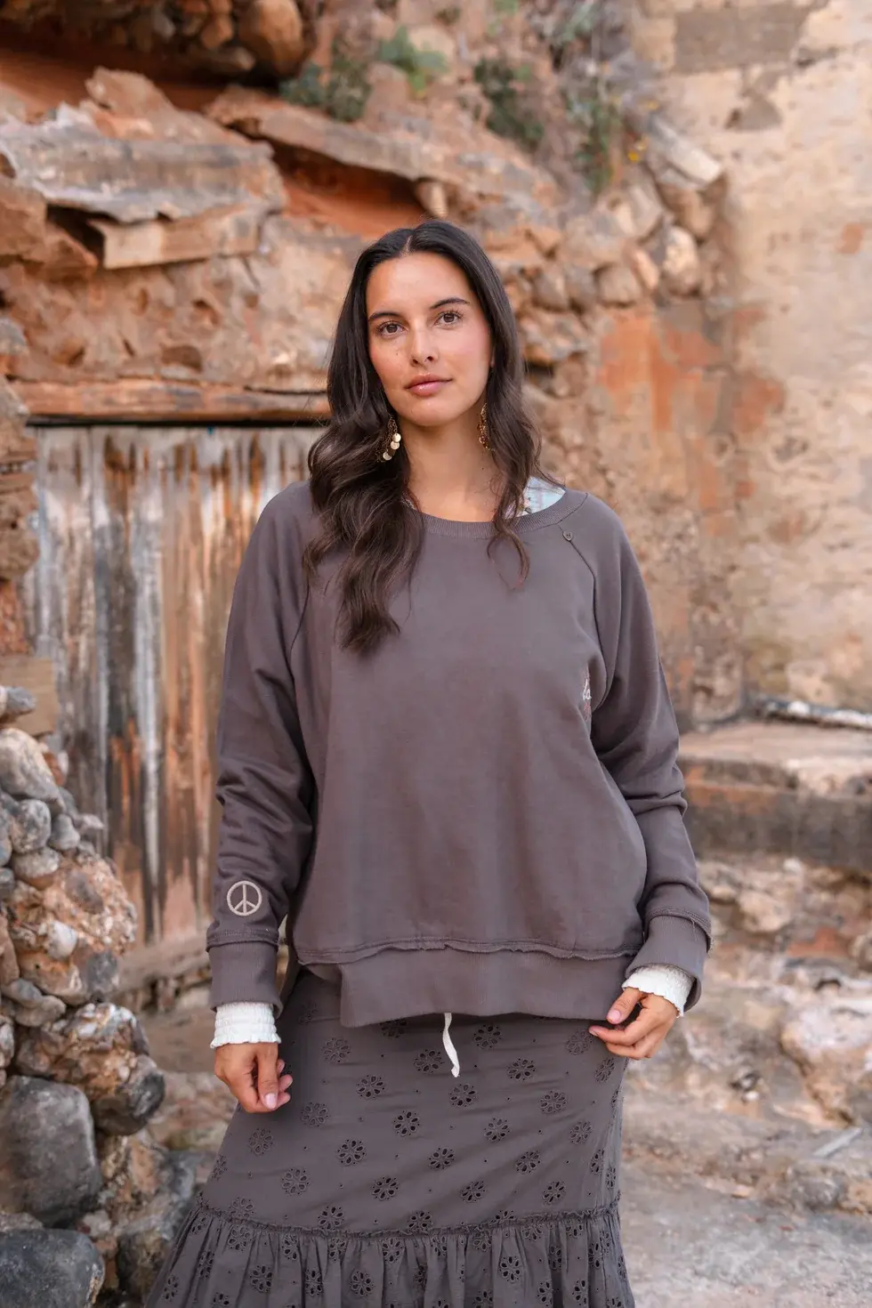 Isla Ibiza Bonita Sweater Magdalena Brown
