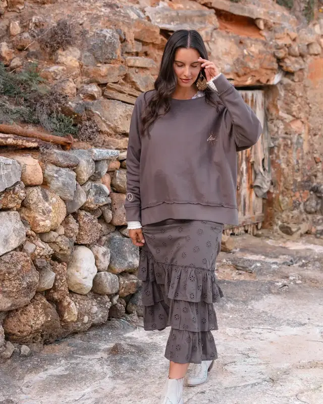 Isla Ibiza Bonita Sweater Magdalena Brown