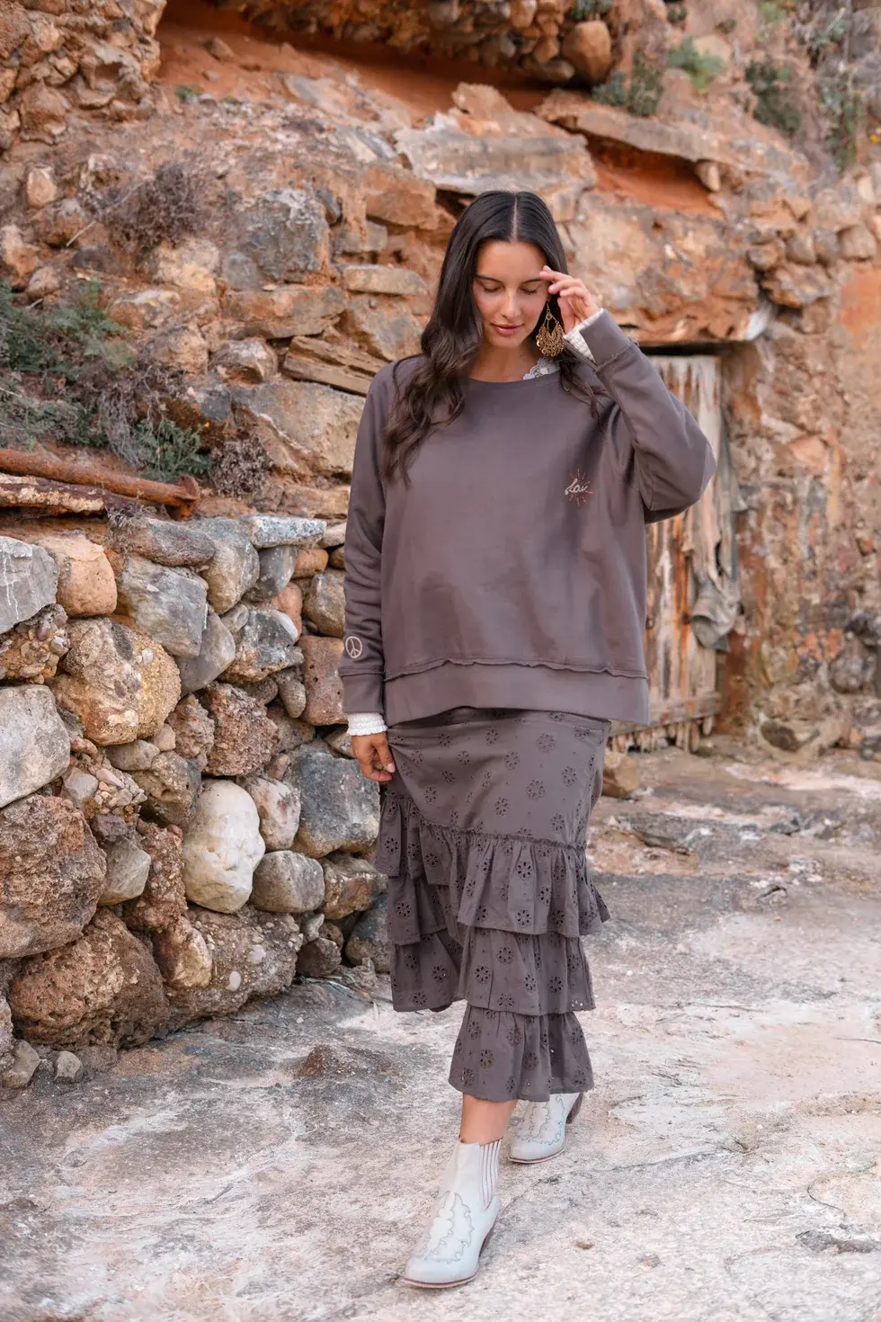 Isla Ibiza Bonita Sweater Magdalena Brown