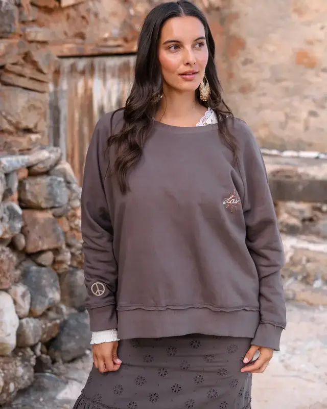 Isla Ibiza Bonita Sweater Magdalena Brown