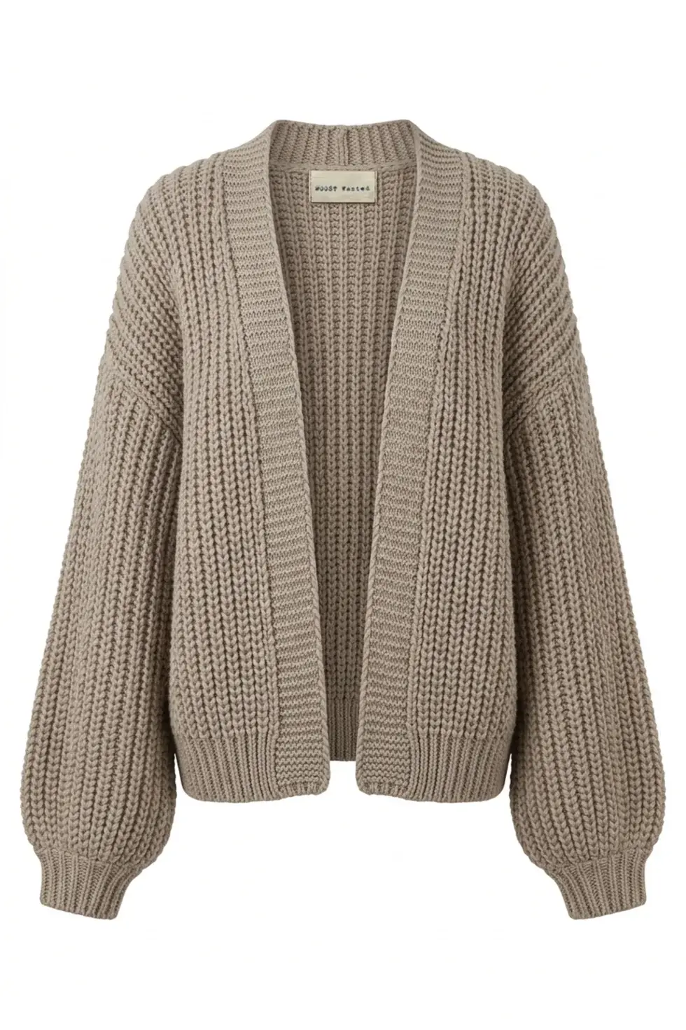 Moost Wanted Reese Chunky Cardigan Beige