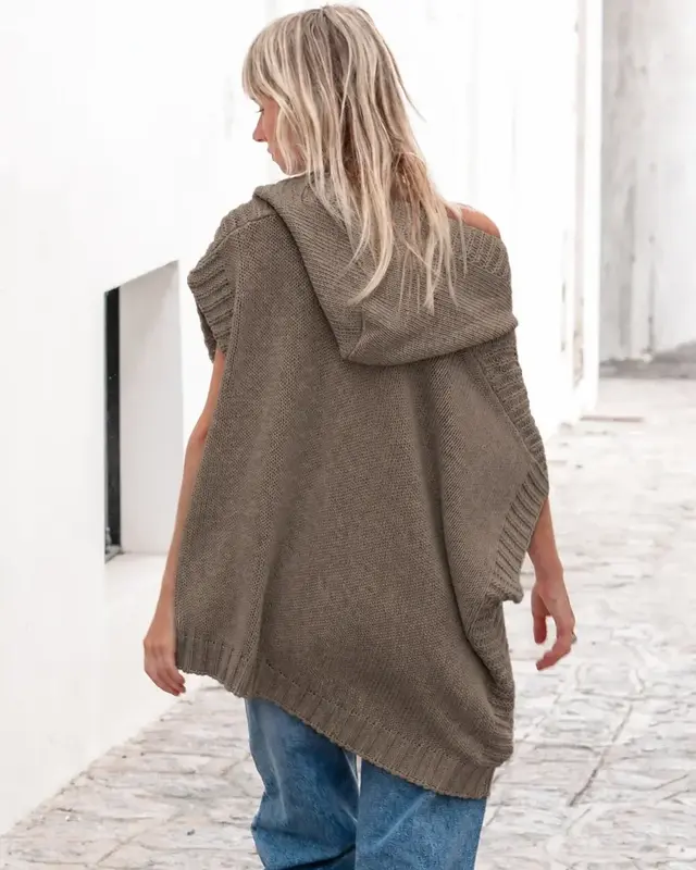 Moost Wanted Zona Knitted Cardigan Taupe