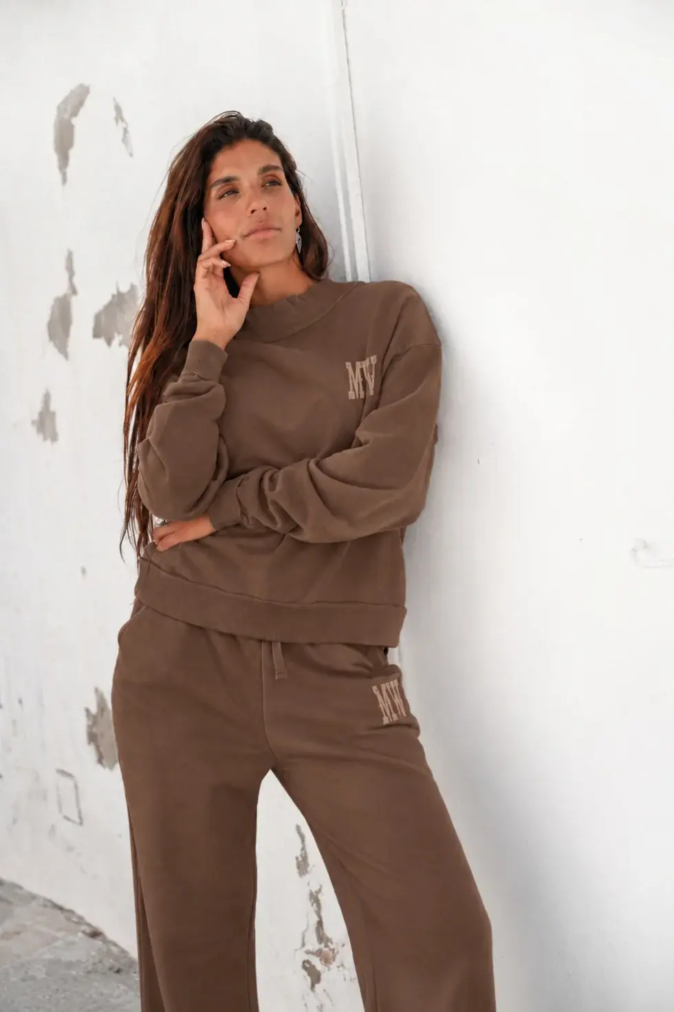 Moost Wanted Dani Artwork Sweater Dark Brown