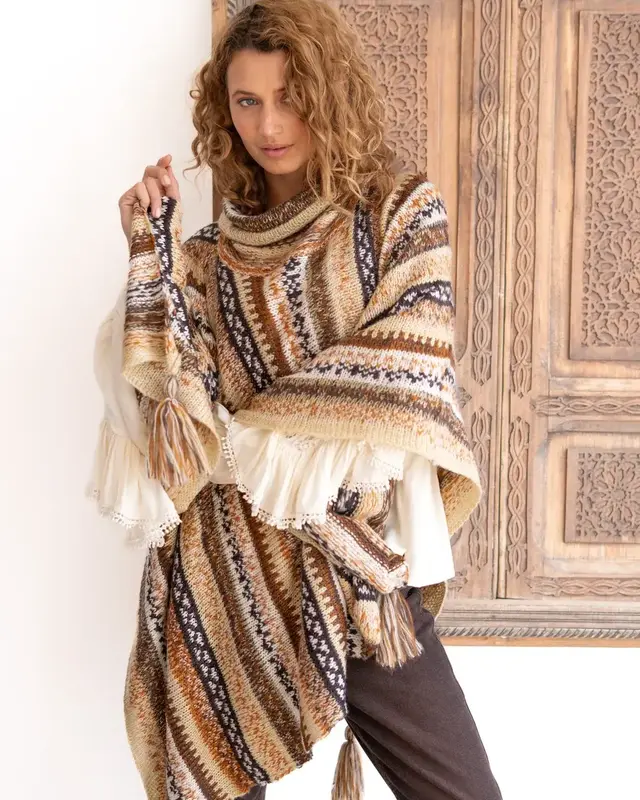 Ibzmode Poncho Lucia Aldea Multi