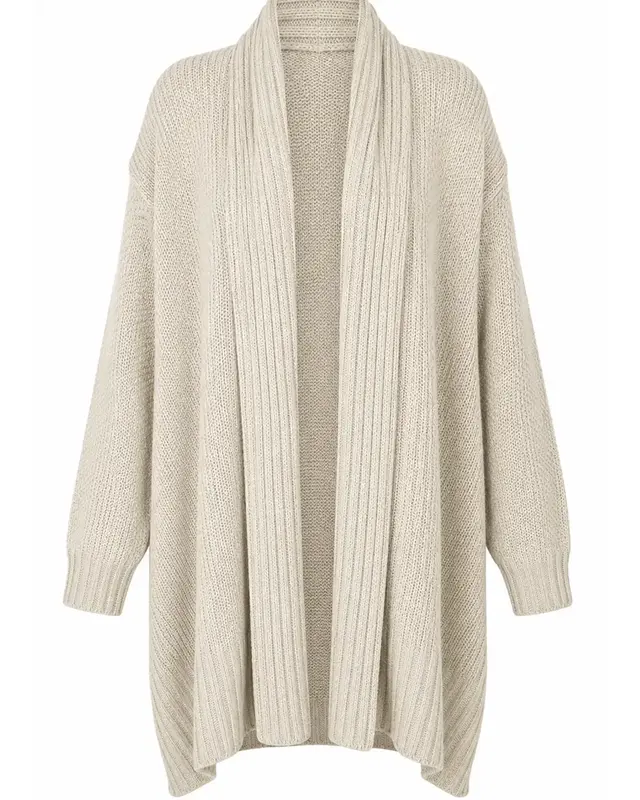Ibzmode Poncho/Vest Sara Punto Ecru