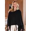 Poncho Elena Punto Black