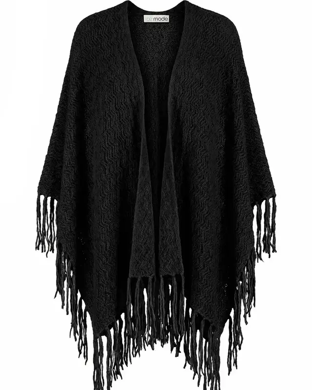 Ibzmode Poncho Elena Punto Black