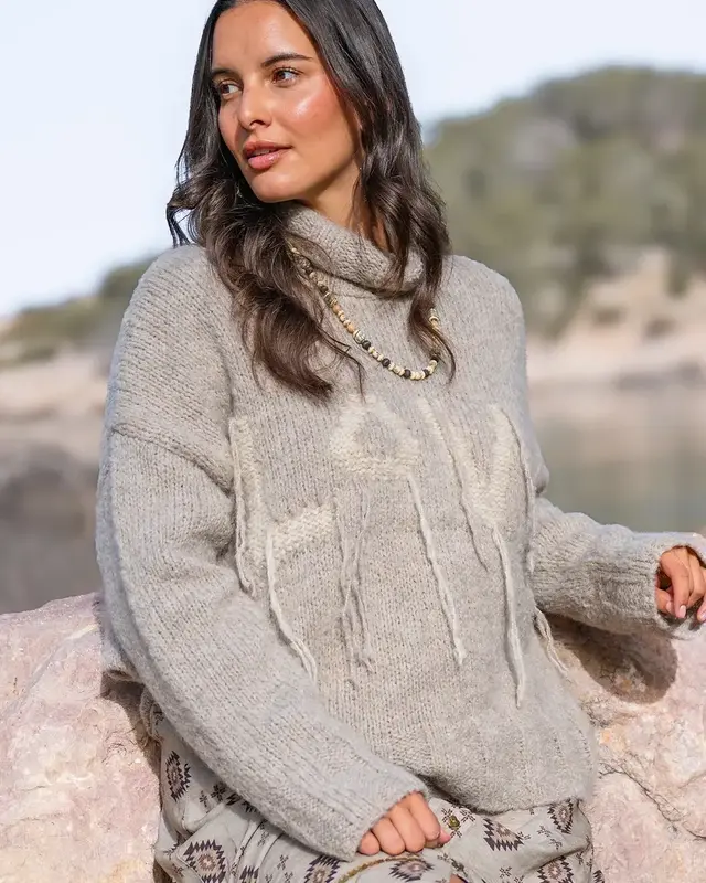 Isla Ibiza Bonita Jumper Pilar Khaki