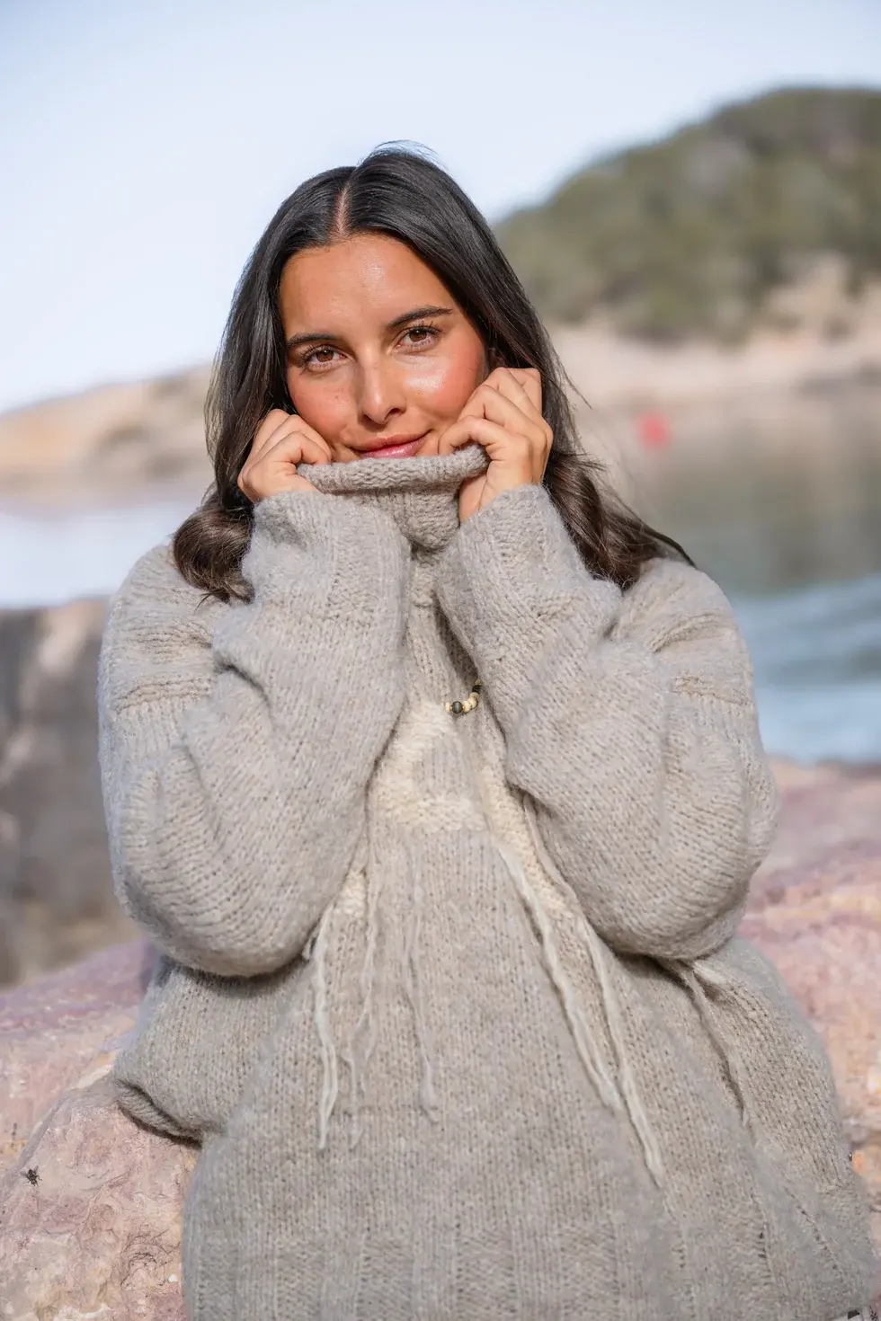 Isla Ibiza Bonita Jumper Pilar Khaki