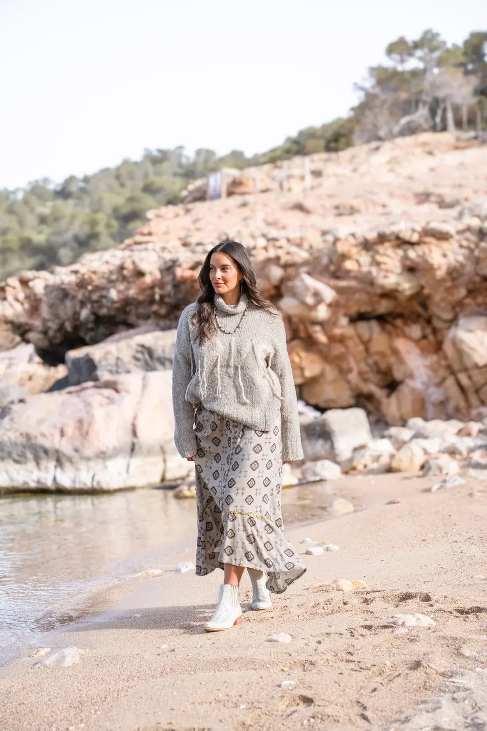 Isla Ibiza Bonita Jumper Pilar Khaki