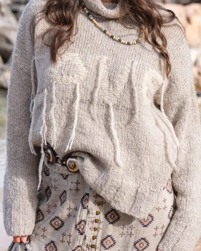 Isla Ibiza Bonita Jumper Pilar Khaki