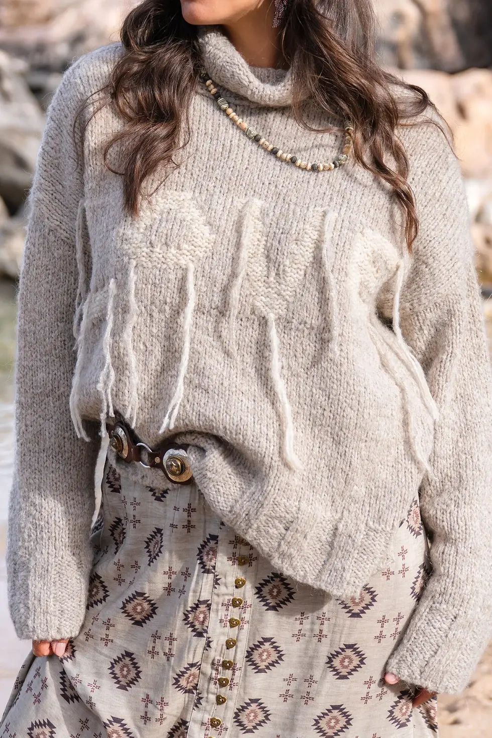 Isla Ibiza Bonita Jumper Pilar Khaki