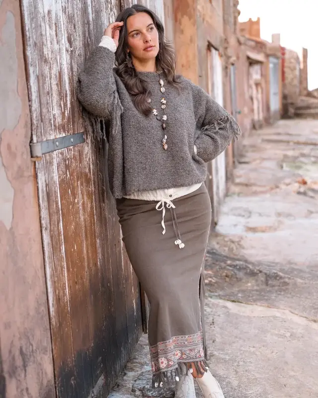 Isla Ibiza Bonita Jumper Olivia Brown