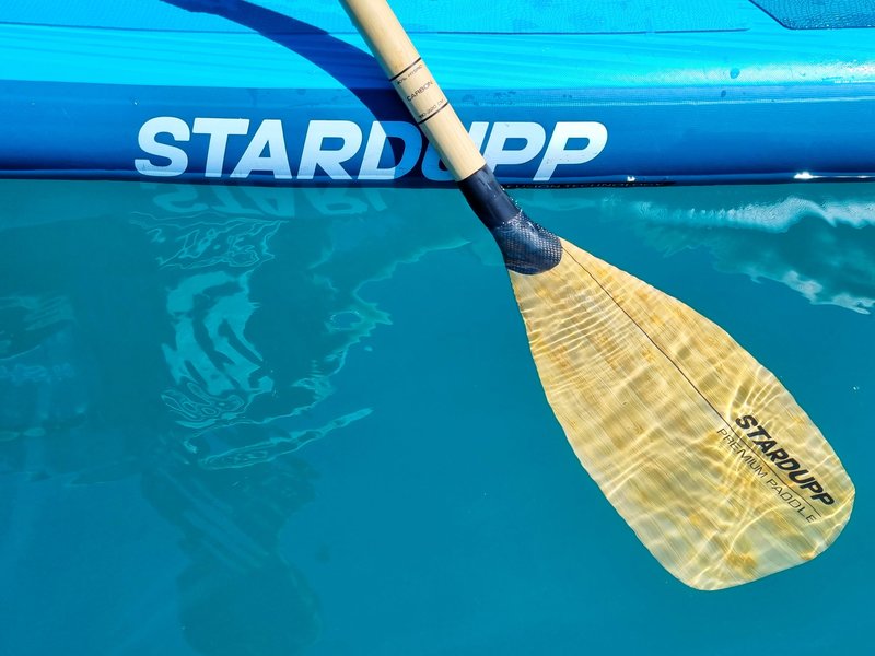 Carbon/Bamboo Stardupp - SUP Stardupp DE Paddle