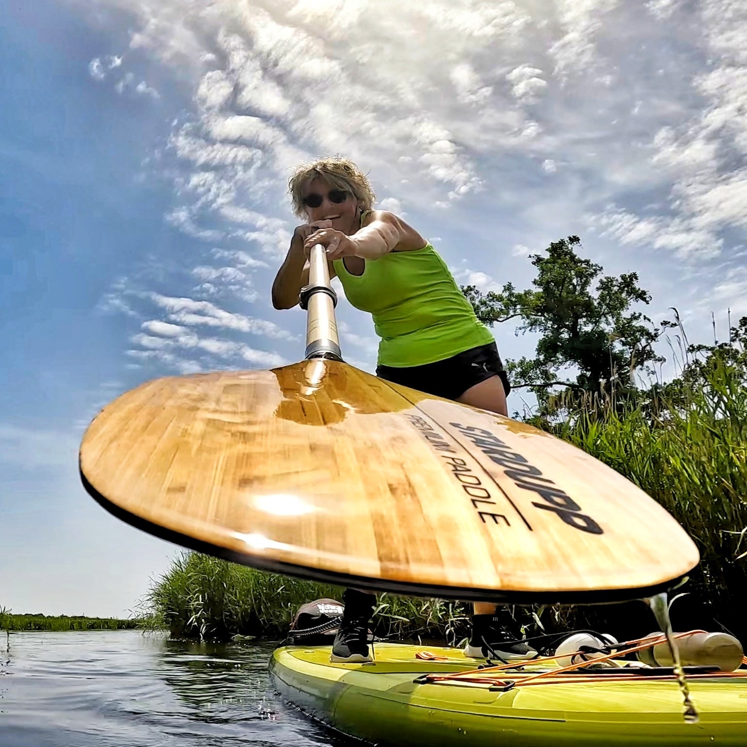 Stardupp Stardupp Carbon/Bamboo SUP Paddle