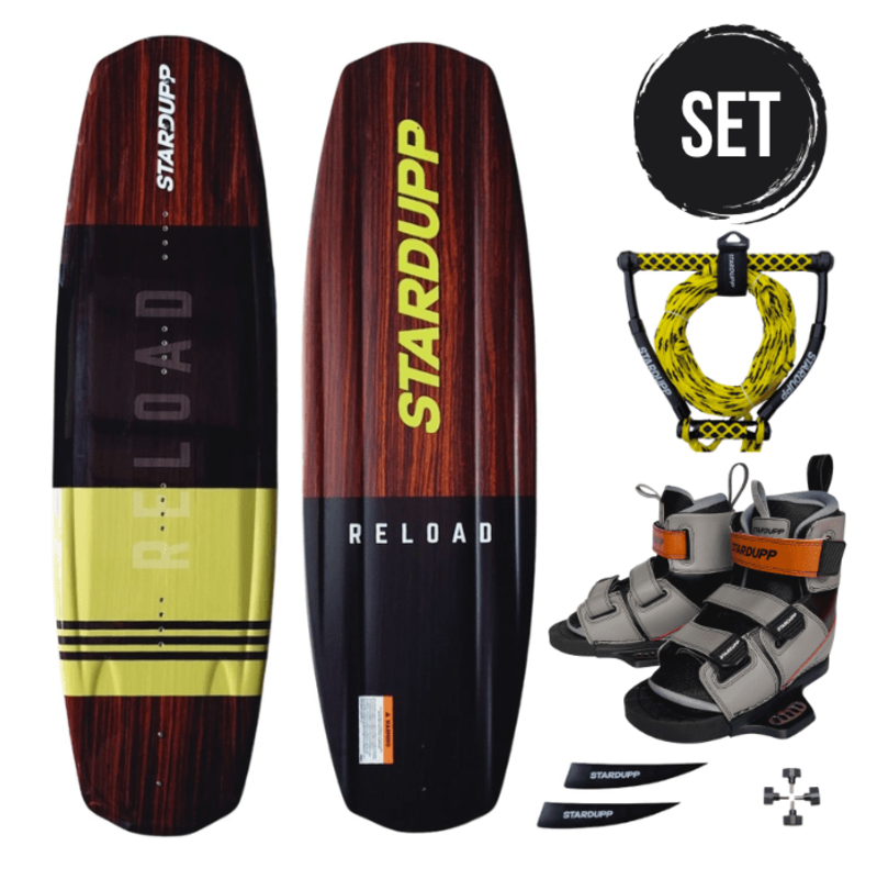 Stardupp Stardupp Reload wakeboard set yellow 139cm